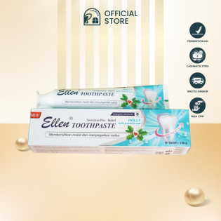 Ellen Pasta Gigi Sensitive Pro Holly - Segar & Perawatan Gigi Sensitif 150g