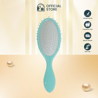 Erina Oval Hair Brush - Anti Kusut, Mint 28-3