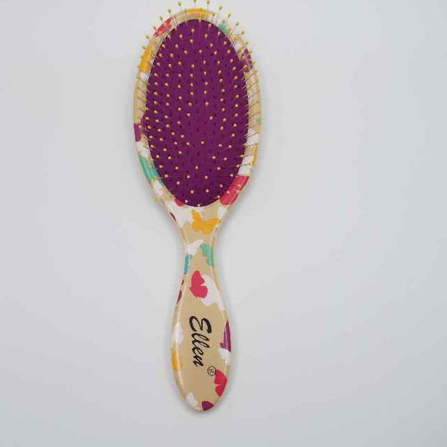 Ellen Hair Brush Set + Hair Clip & Bands - Butterfly HBC02-2 - Image 2